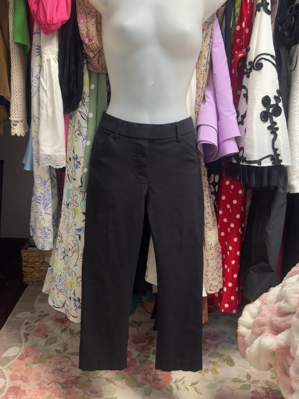 Vintage Rafaella Comfort Black Dress Pants | Size 8